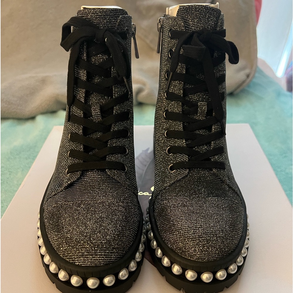 Jessica Simpson combat style boot…